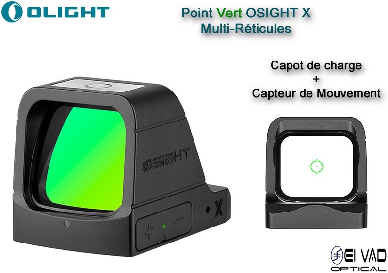Point Vert Olight OSIGHT X - Multi-Réticules