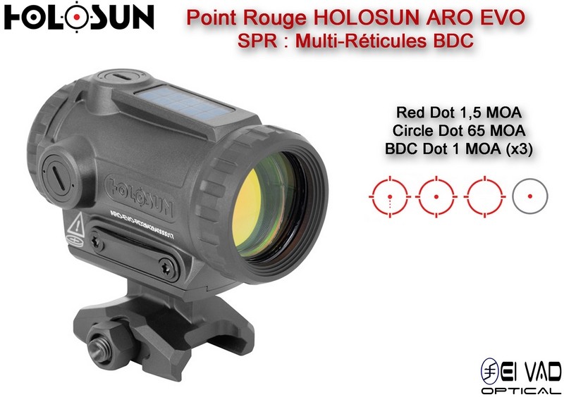 Point Rouge HOLOSUN ARO EVO SPR - Multi-Réticules BDC
