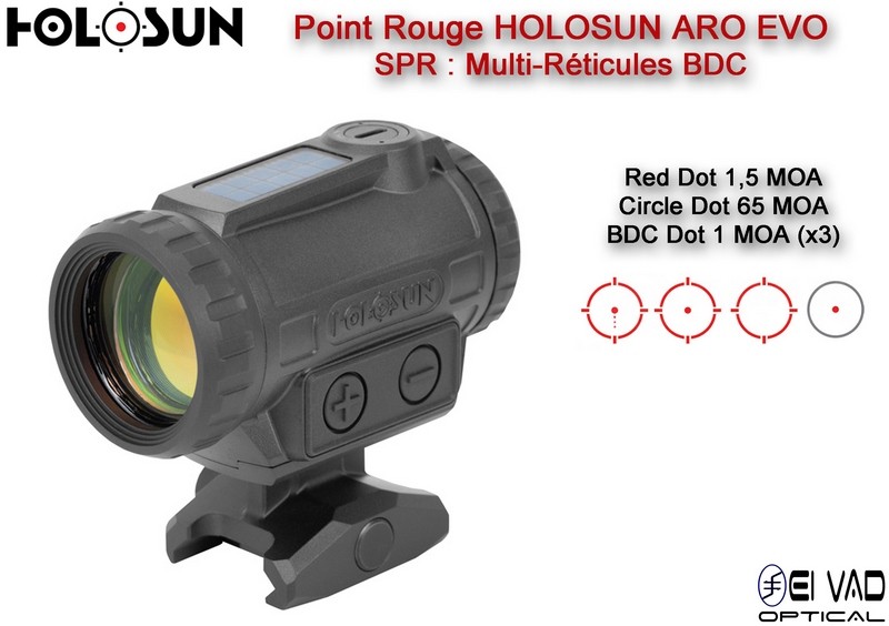 Point Rouge HOLOSUN ARO EVO SPR - Multi-Réticules BDC