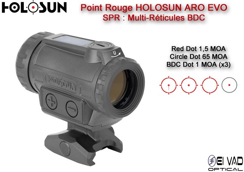 Point Rouge HOLOSUN ARO EVO SPR - Multi-Réticules BDC