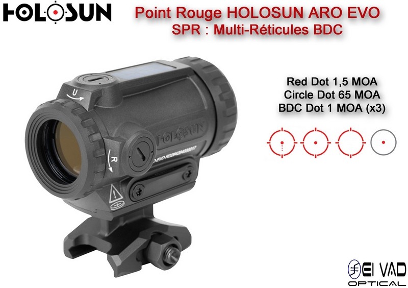 Point Rouge HOLOSUN ARO EVO SPR - Multi-Réticules BDC