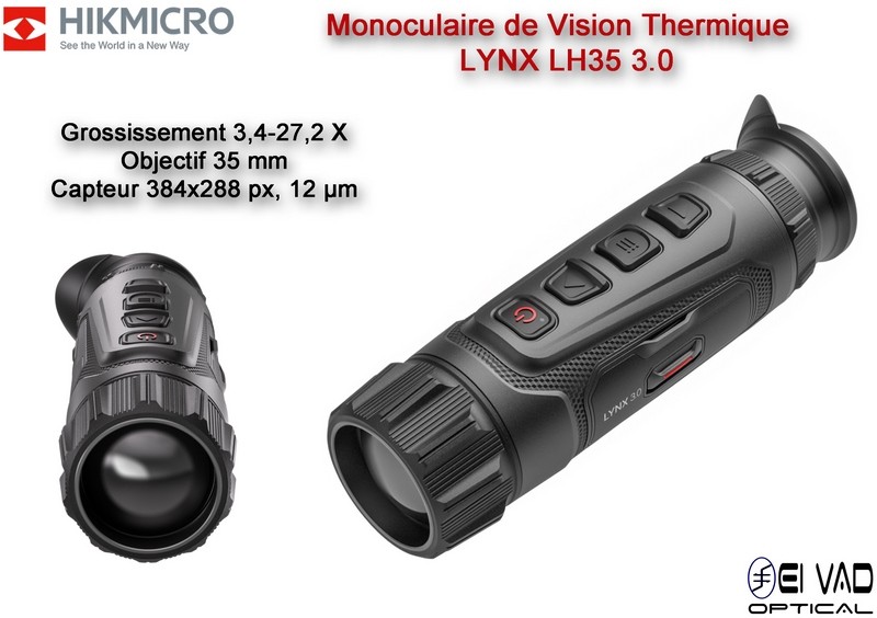 Monoculaire de Vision Thermique HIKMICRO LYNX LH35 3.0