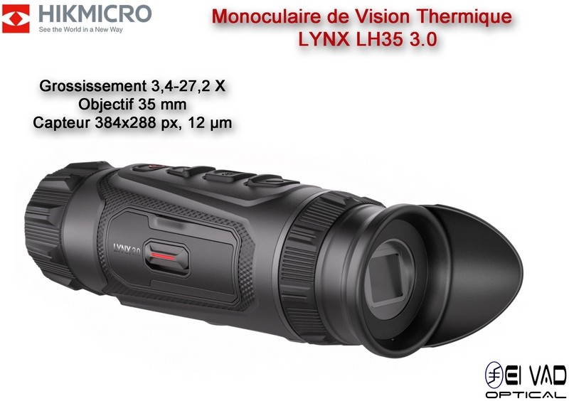 Monoculaire de Vision Thermique HIKMICRO LYNX LH35 3.0