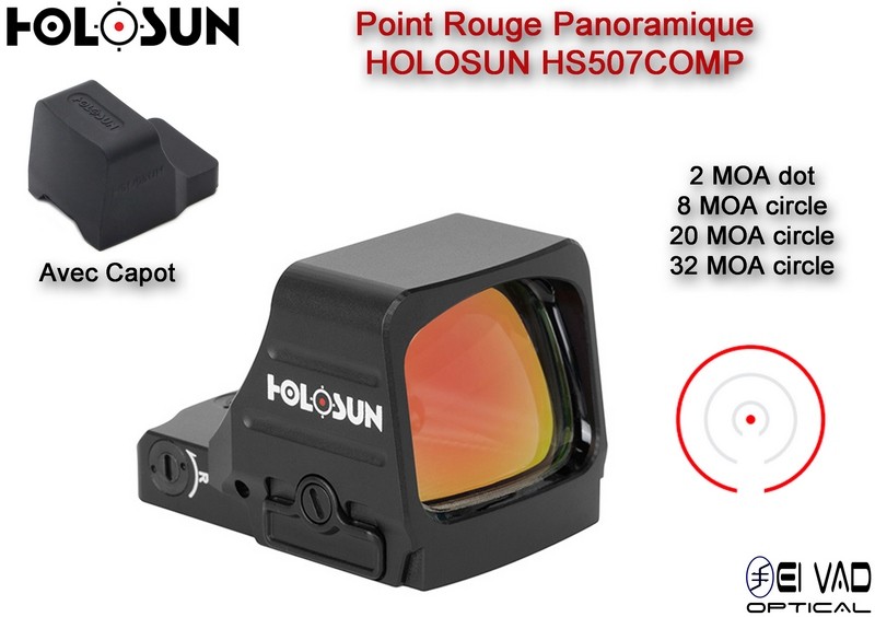 Point Rouge Panoramique HOLOSUN HS507COMP - Avec Capot