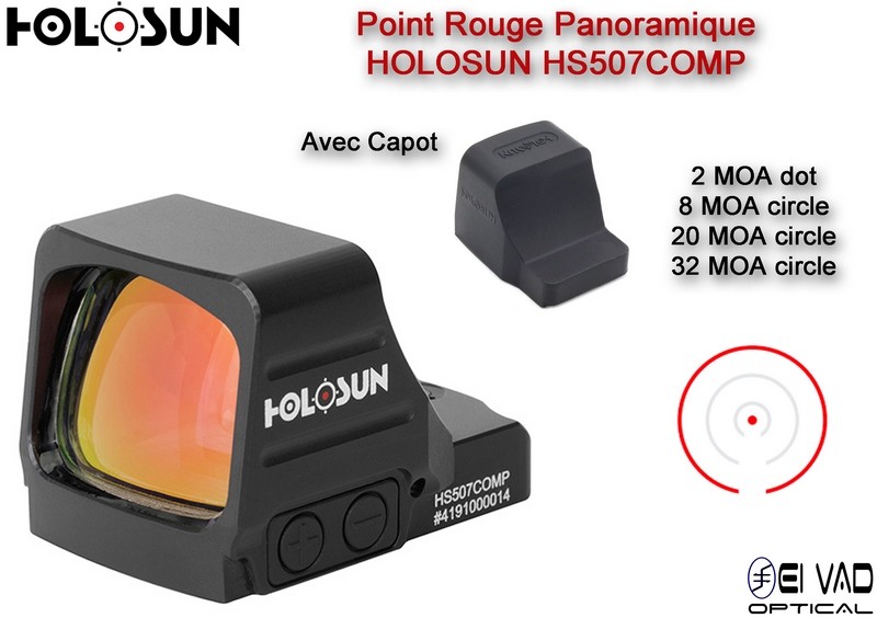 Point Rouge Panoramique HOLOSUN HS507COMP - Avec Capot