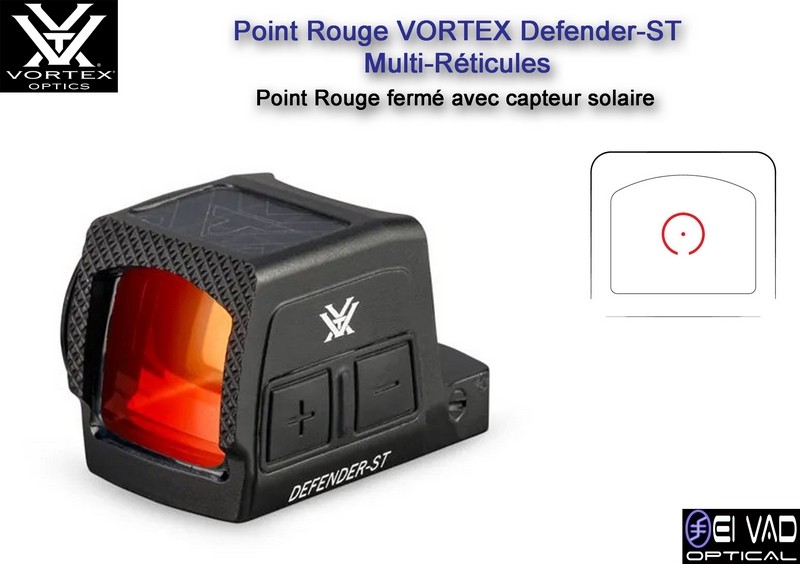 Point Rouge VORTEX Defender-ST Fermé - Multi Réticules