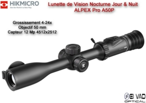 Lunette HIKMICRO de Vision Nocturne ALPEX Pro A50P